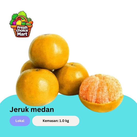 Jeruk Medan Sedang [Isi  9 - 10 buah]